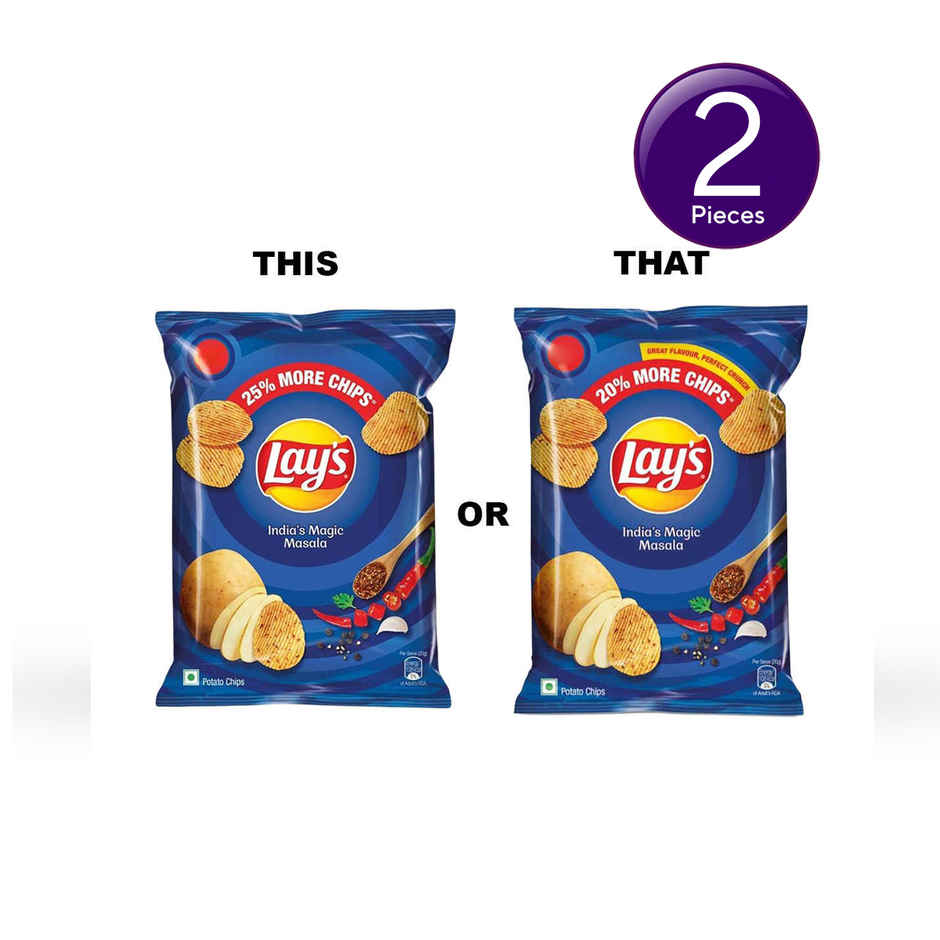 Lay's India's Magic Masala Potato Chips | Crunchy & Enjoyable | Combo