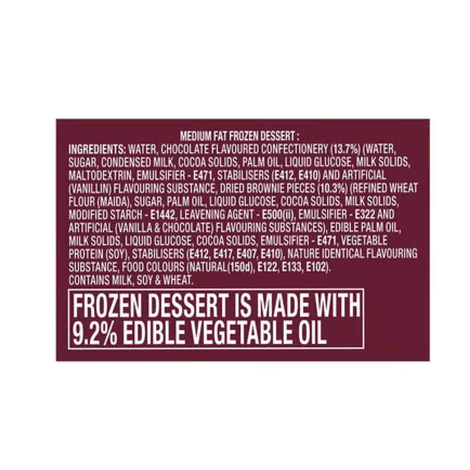 Kwality Wall's Choco Brownie Fudge Cup Combo