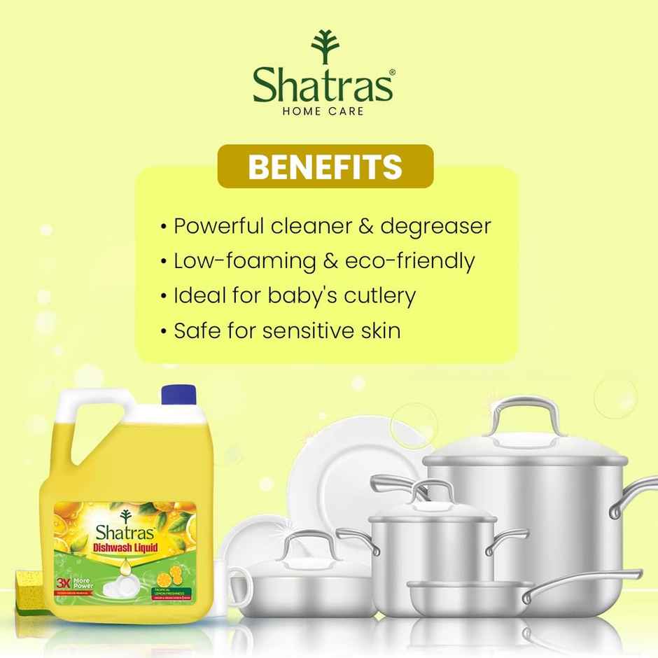 Shatras Lime Fragrance Dishwash Liquid Gel