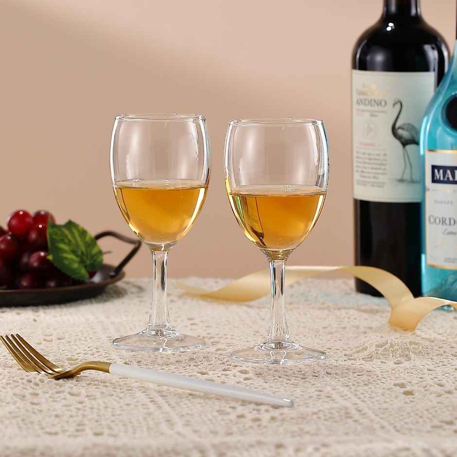 Infinity Wine Goblet | Set of 6 Piece | 195 ml | Sanjeev Kapoor