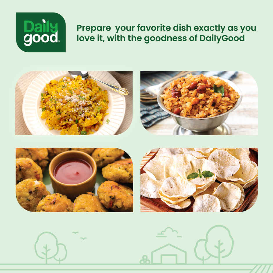 Daily Good Poha / Avalakki Thick(500gms) & Daily Good Raw Peanut / Singdana(500gms) Combo