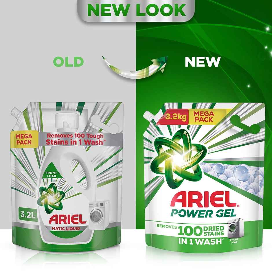 Ariel Power Gel Liquid Detergent for Front load washing machine
