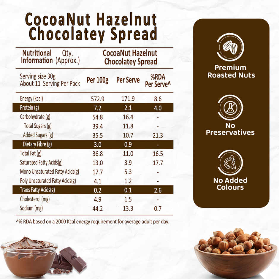 Sundrop Cocoa Nut Hazelnut Chocolatey Spread