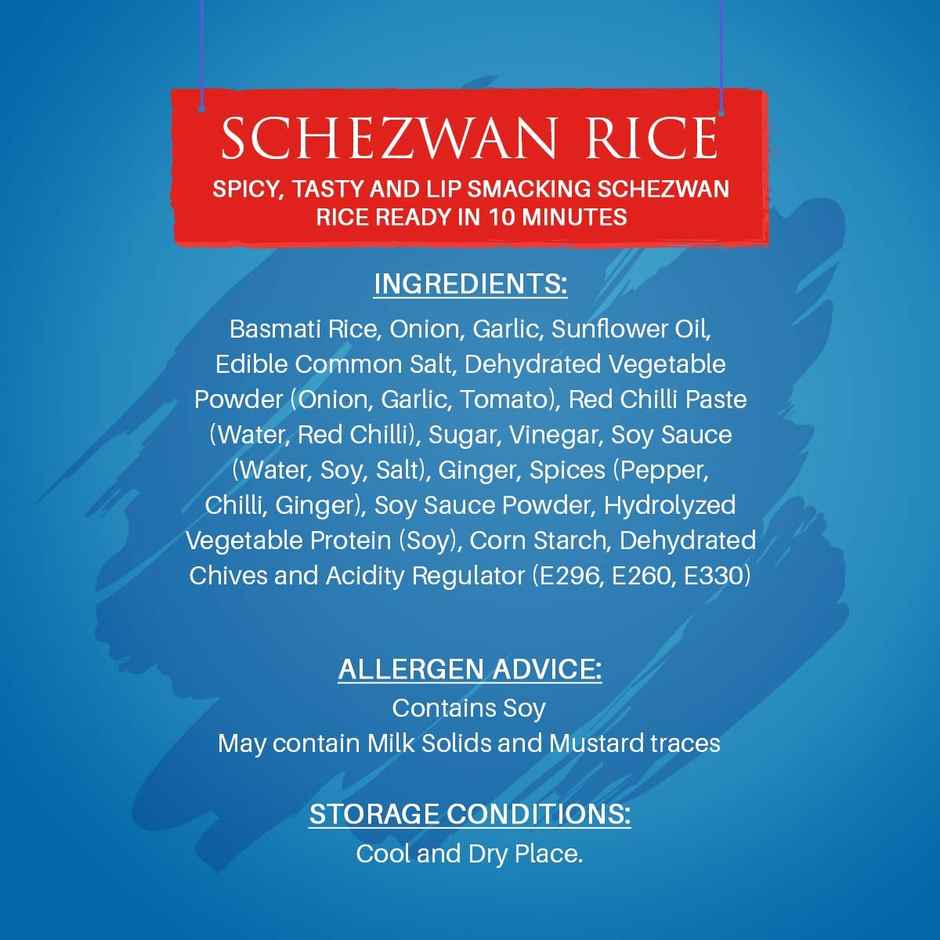 Daawat Cuppa Rice Dal Chawal 90 G(90gms) & Daawat Cuppa Rice Schezwan Rice 86G(86gms) Combo