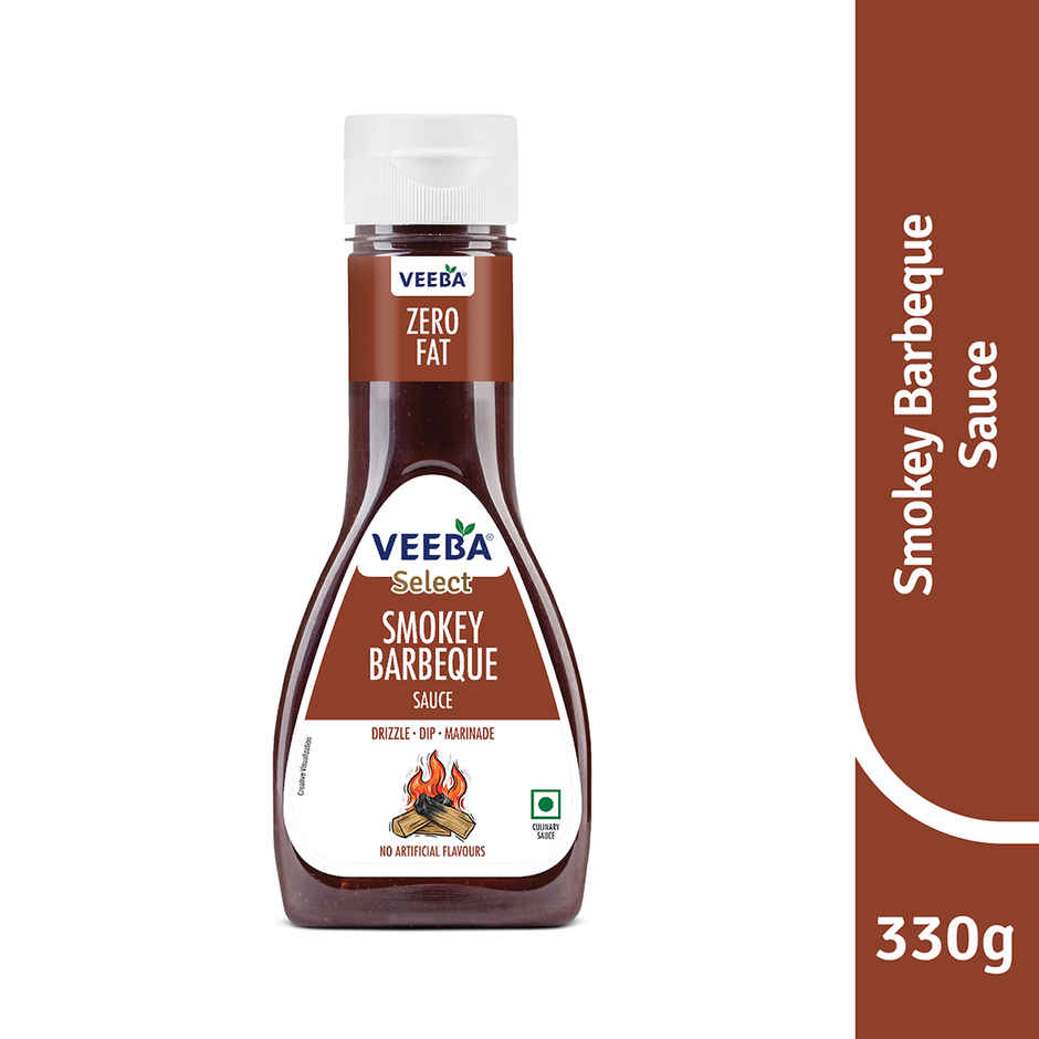 Veeba Peri Peri Sauce (300g) & Veeba Smokey Barbeque Sauce (330g) Combo