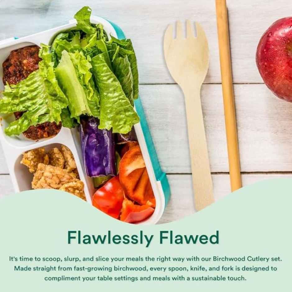 Naturepac Wooden Spork | 160 mm | 25 pcs