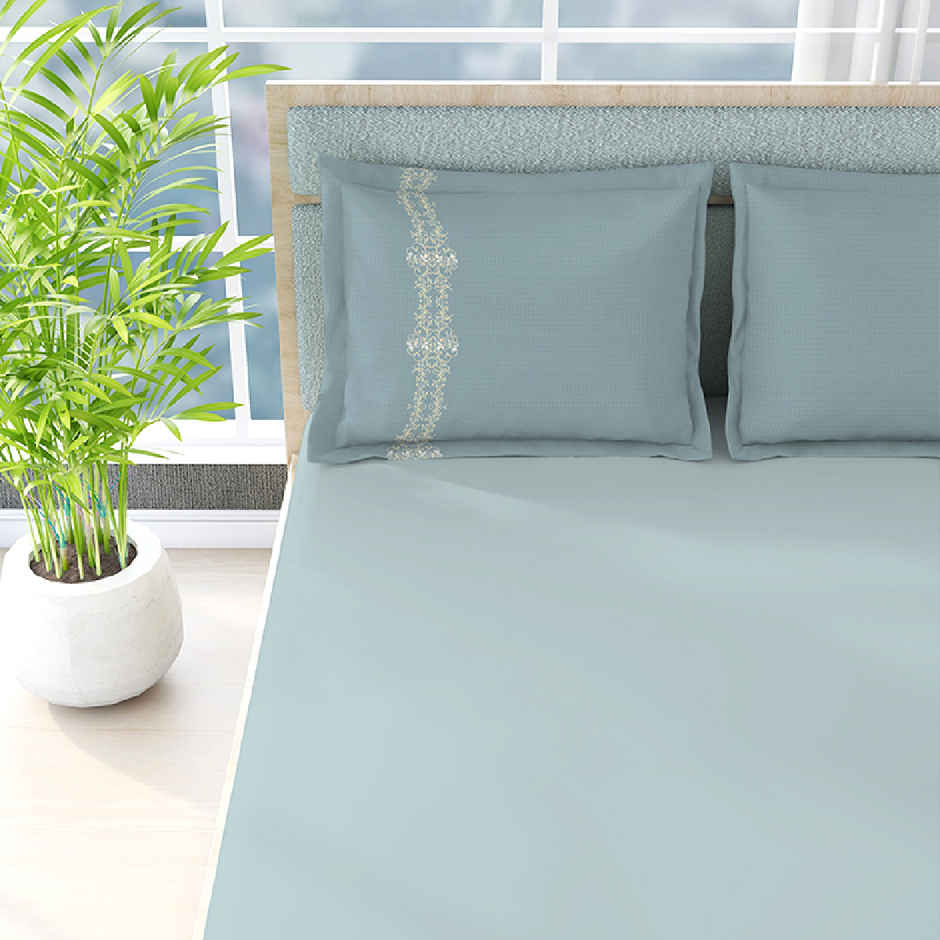 Boutique Living Eleanor (Valatia) 100% Cotton 200 TC Pillow Covers - Pack of 2