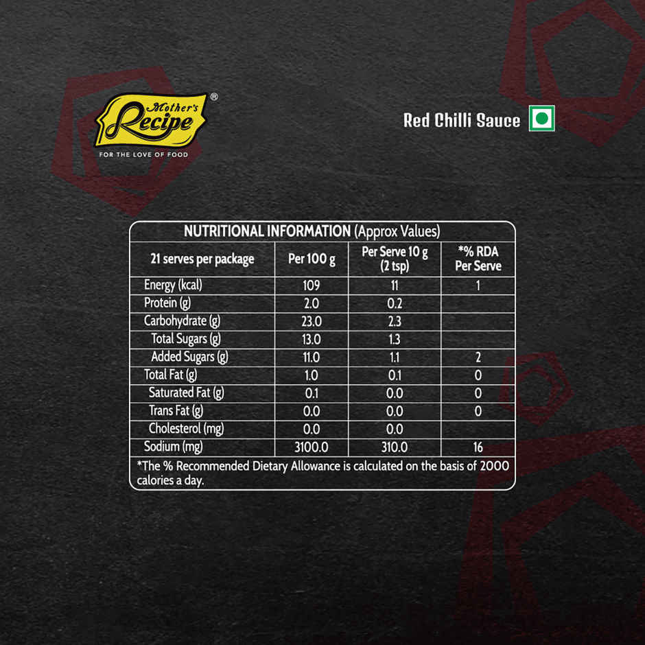 Mothers Recipe Red Chilli Sauce