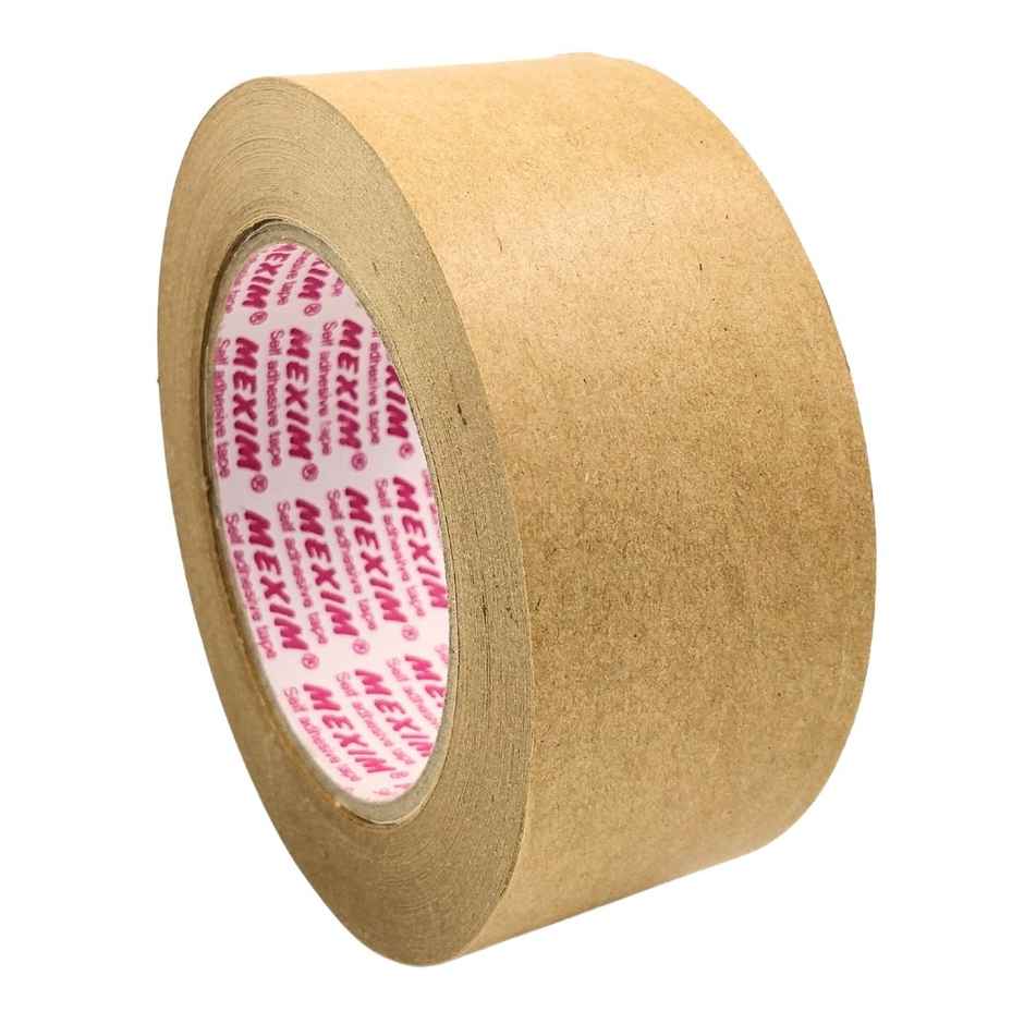 ABK Brown Self Adhesive Kraft Paper Tapes 48 mm x 50 meters - Pack of 2