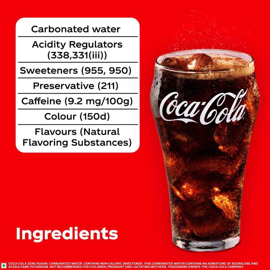 Coca-Cola Zero Sugar Soft Drink | Low-Calorie Refreshment