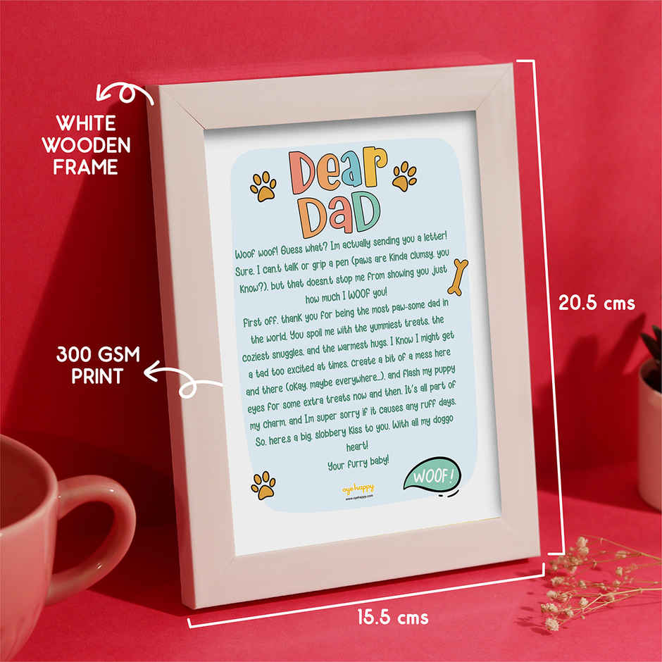 Oye Happy Letter For Dog Dad