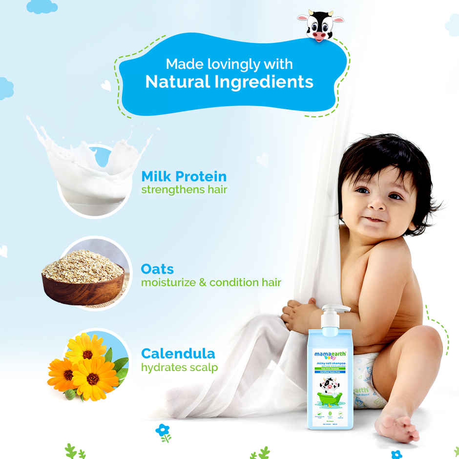 Mamaearth Milky Soft Shampoo For Babies
