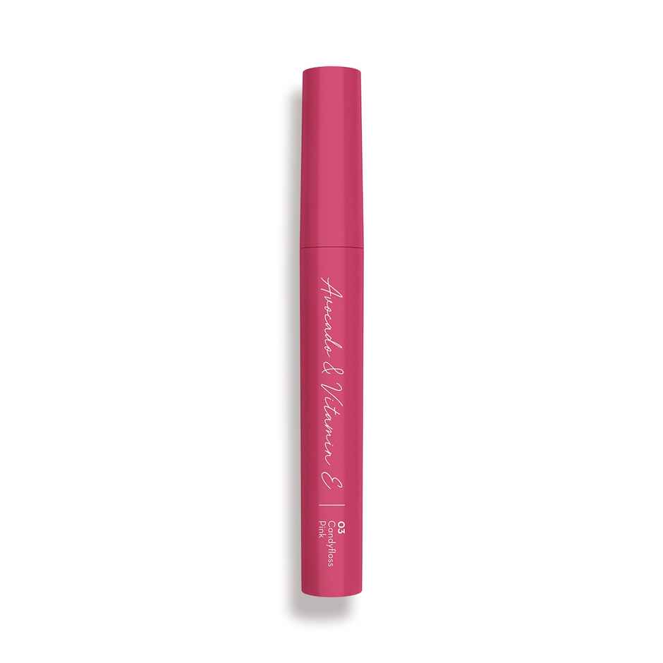 Mamaearth Moisture Matte Longstay Lipstick With Avocado Oil & Vitamin E - Candyfloss Pink
