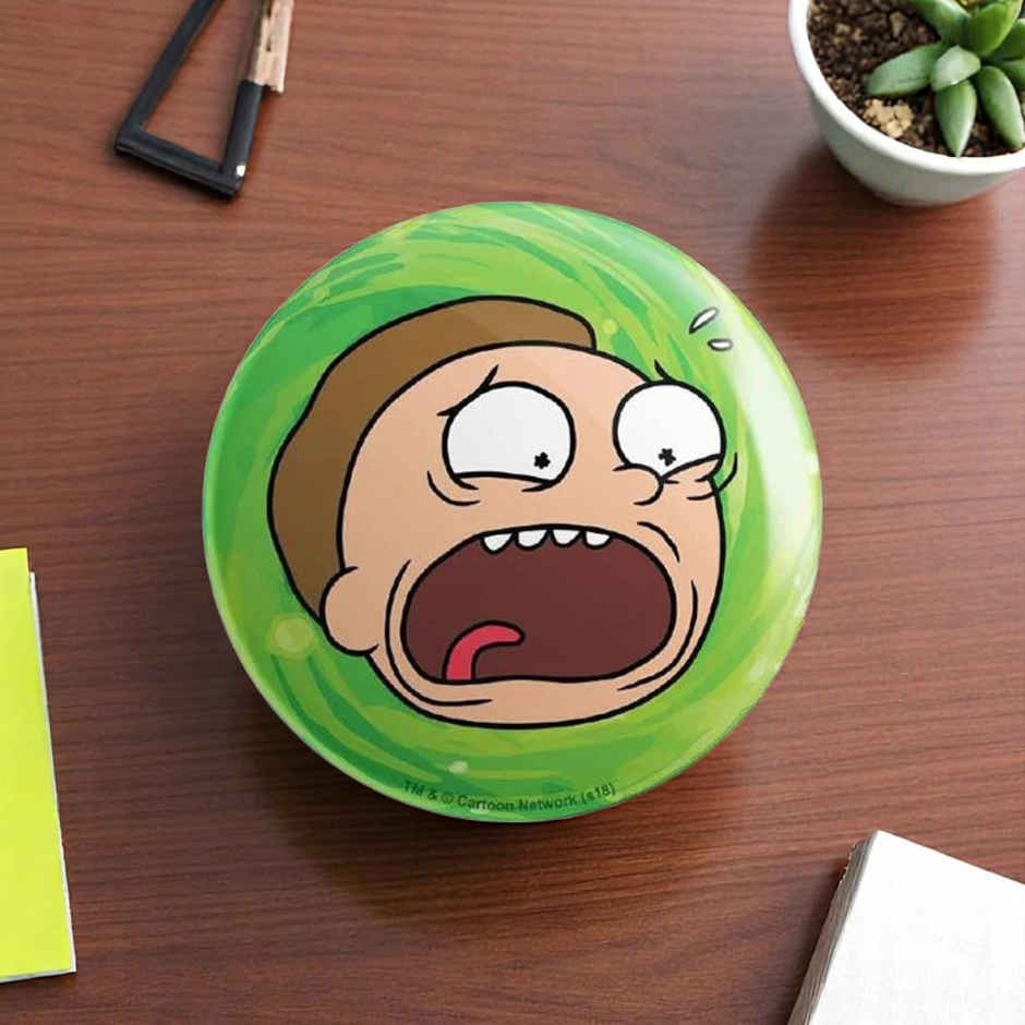 House Of Festivals Morty Head - Rick And Morty Official Badge