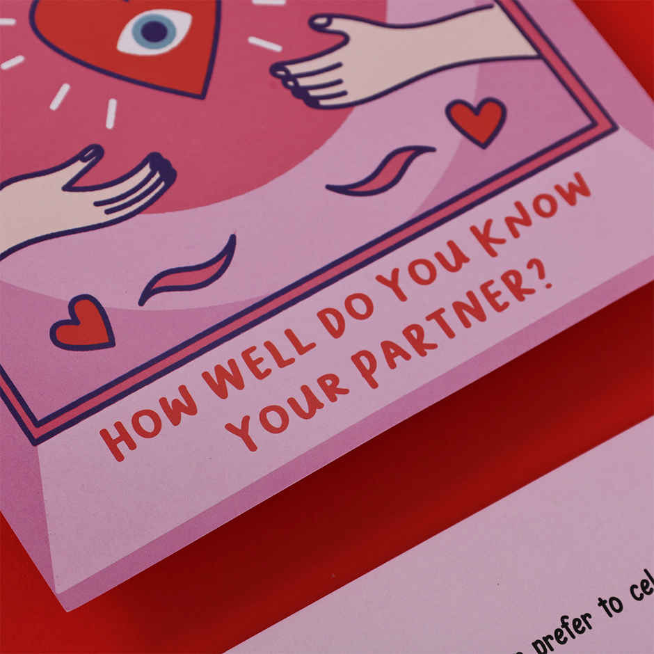 Happy Mail 50-Mark Couples Quiz Card