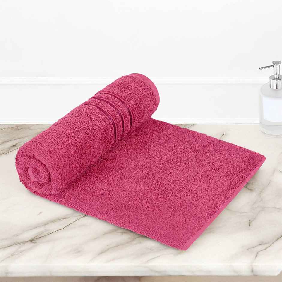 Home Elegance by myTrident Comfort Living Cotton Bath Towel | 70cm x 140cm | 400 GSM | Candy Glow