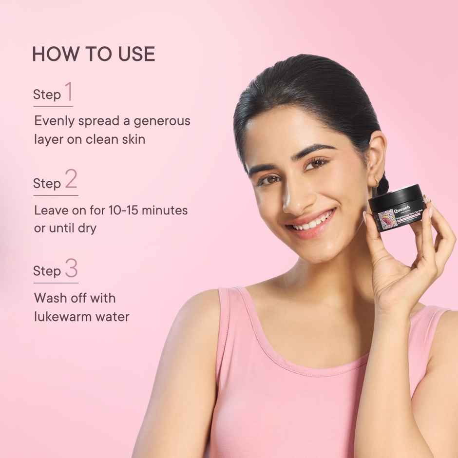 Quench Mon Cherry Brightening Pink Clay Mask