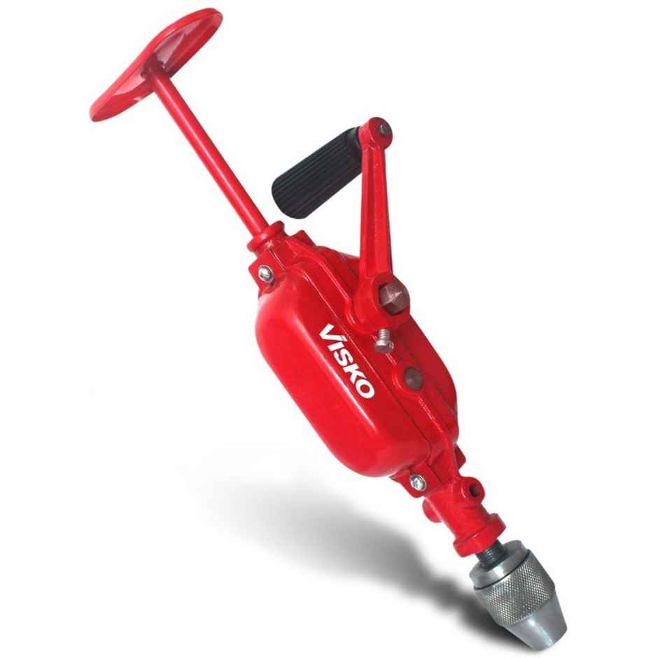 Visko 225 Steel 1/2 Breast Drill Machine (Red) 225 Hammer Drill | 55 Mm Chuck Size | 0 W