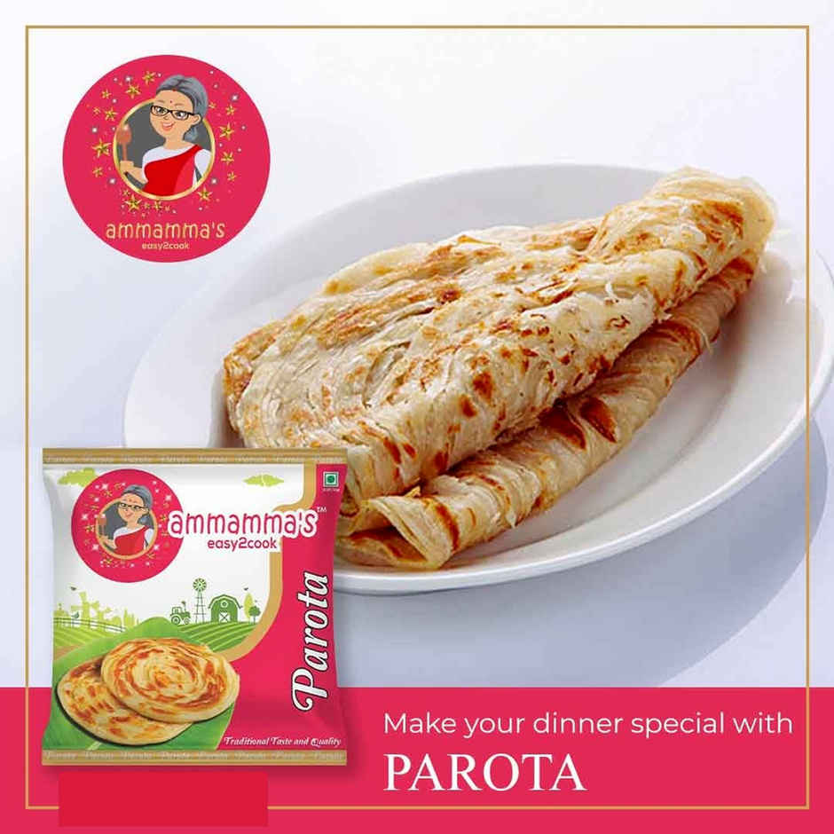 Ammamma'S Whole Wheat Chapati (10pc) & Ammamma'S Parota (5pc) Combo