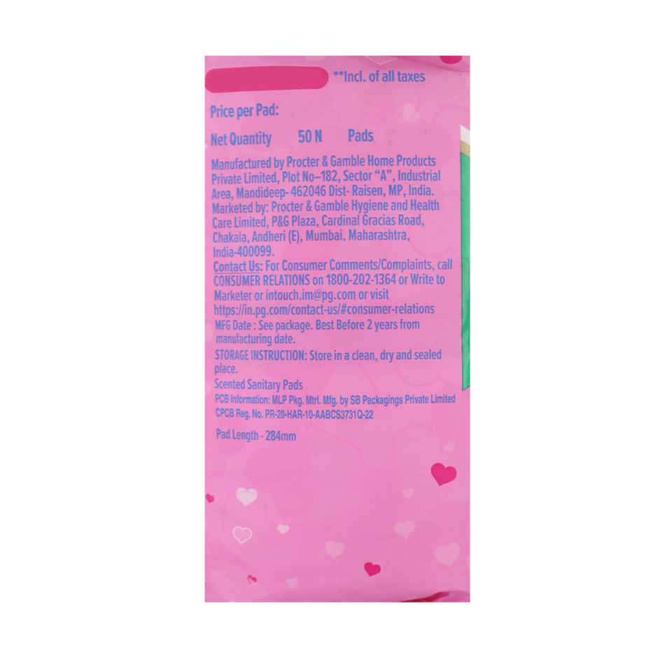 Whisper Ultra Soft Sanitary Pads | XL | 50 pcs