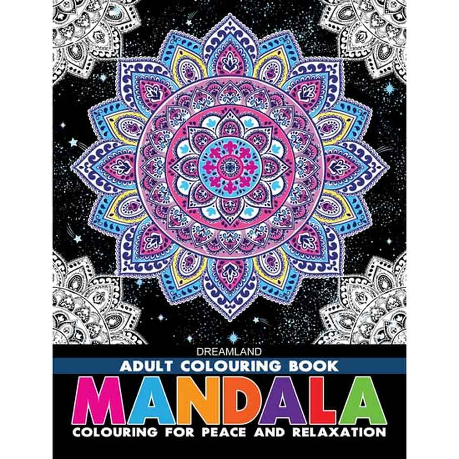 Mandala-Colouring Book for Adults | Mandala art Book for Stress Relief and Focus