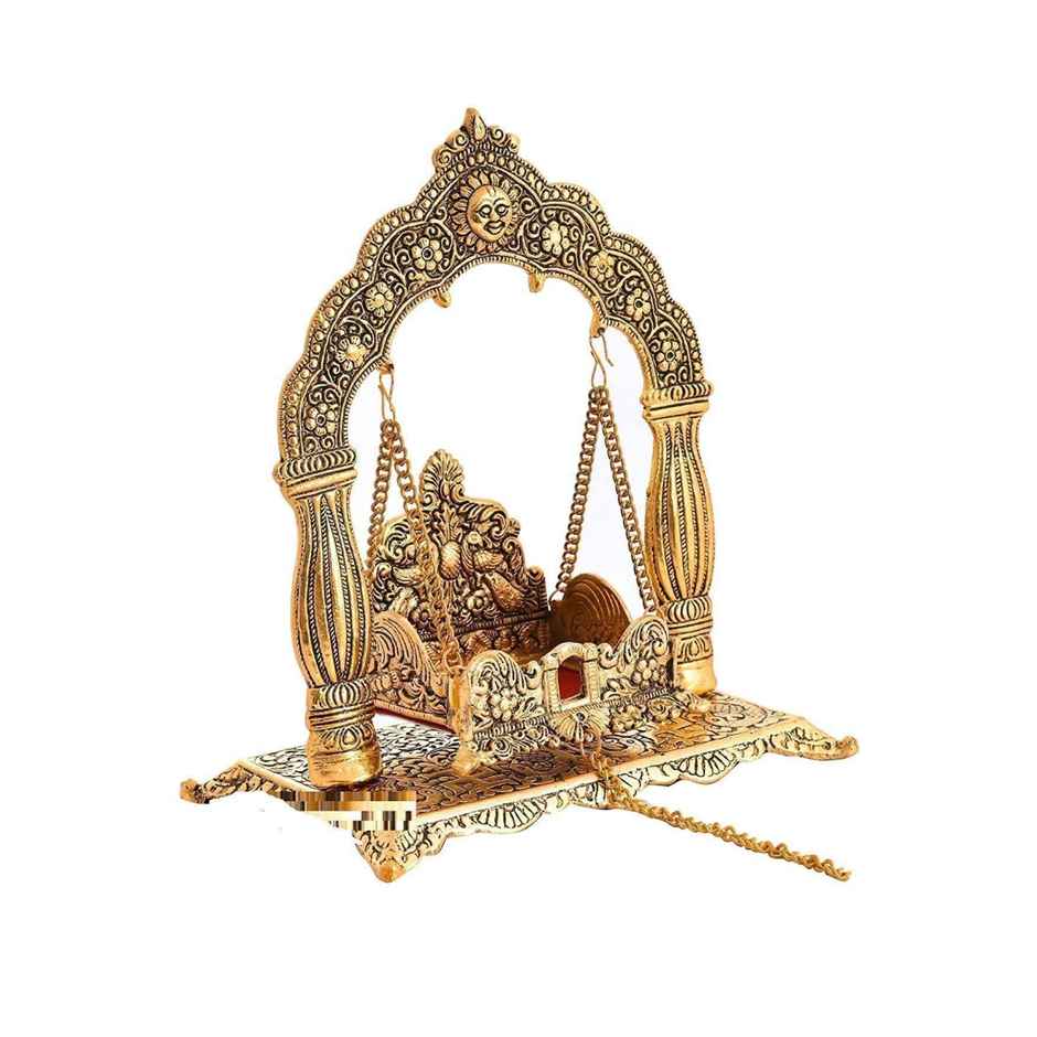 Palna Jhula Surya Mehrab | Gold Polish | Devnidhi