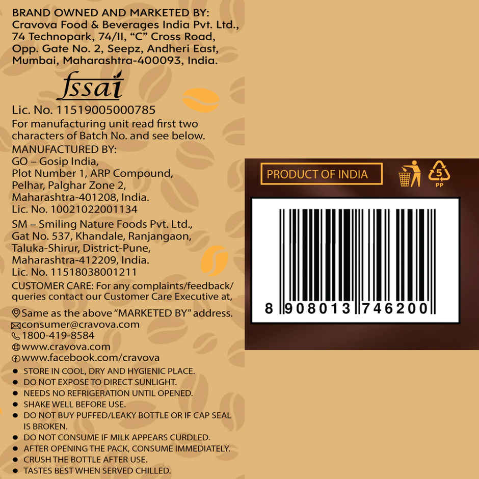 Cravova Frappe Cold Coffee Combo