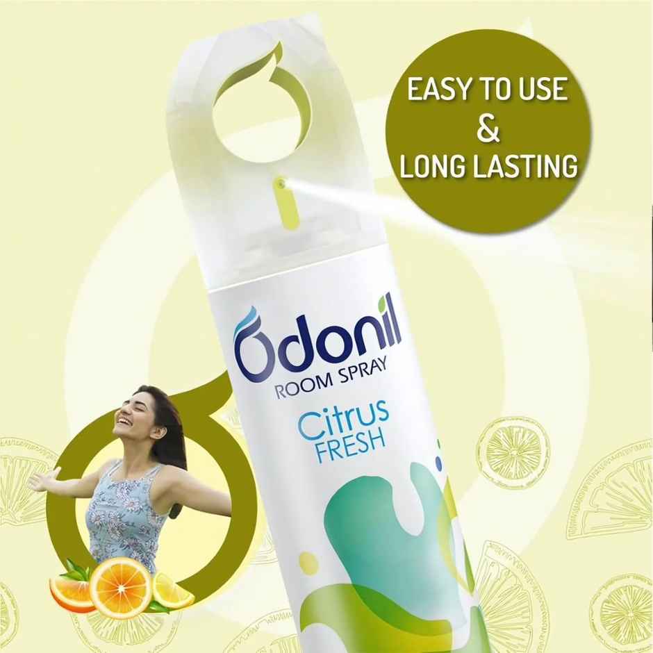 Odonil Room Air Freshner Spray Combo - Citrus Fresh 220ml + Lavender Mist 220ml