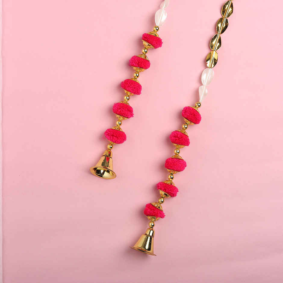 Gullak Toran Garland Curtain Pom Pom