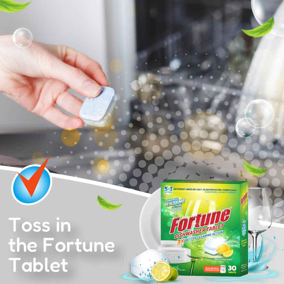 Fortune Dishwasher Cleaner & Descaler Liquid