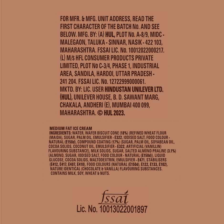 Kwality Wall's Cornetto Double Chocolate Cone