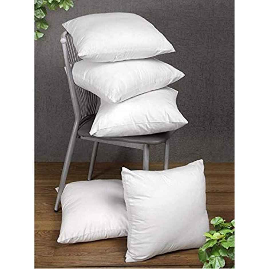 Kuber Industries Set of 2 Microfibre 16"x16" inches Cushion Filler (CTKTC013953 White)