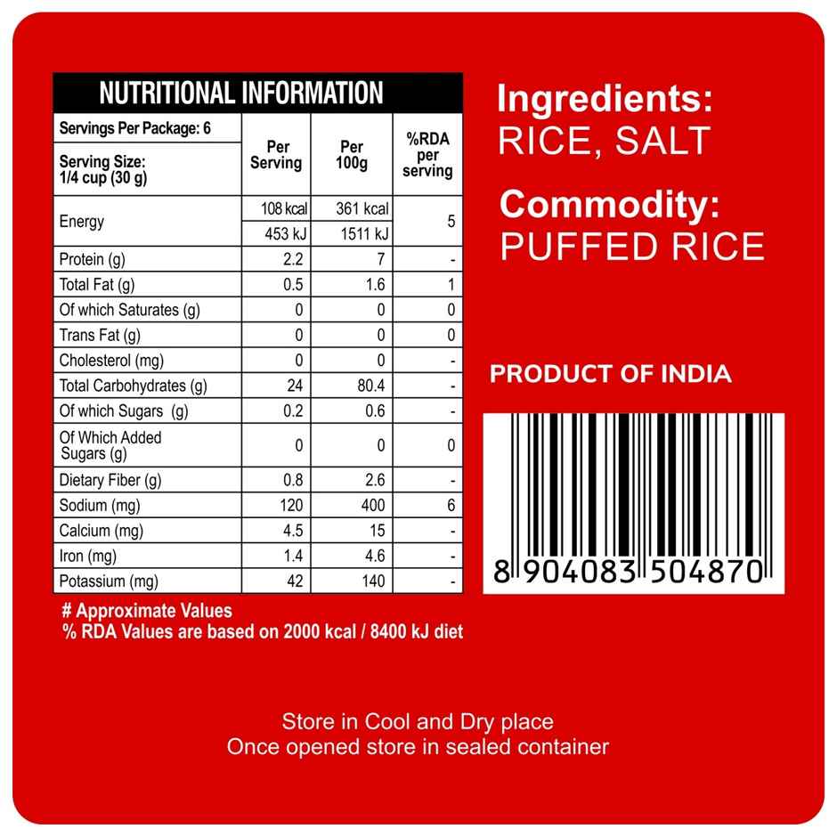 24 Mantra Organic Puffed Rice