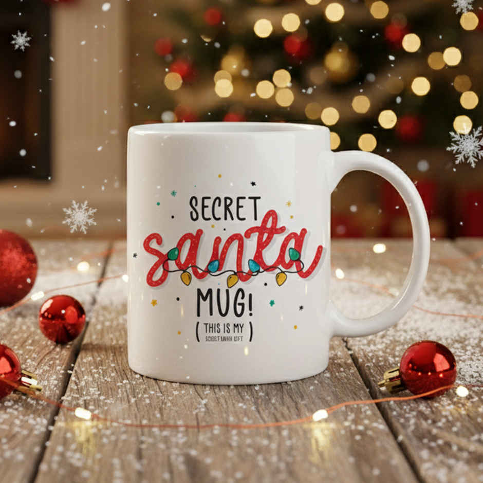 Secret Santa Mug - Funny Secret Santa Gift for Friends and Colleagues