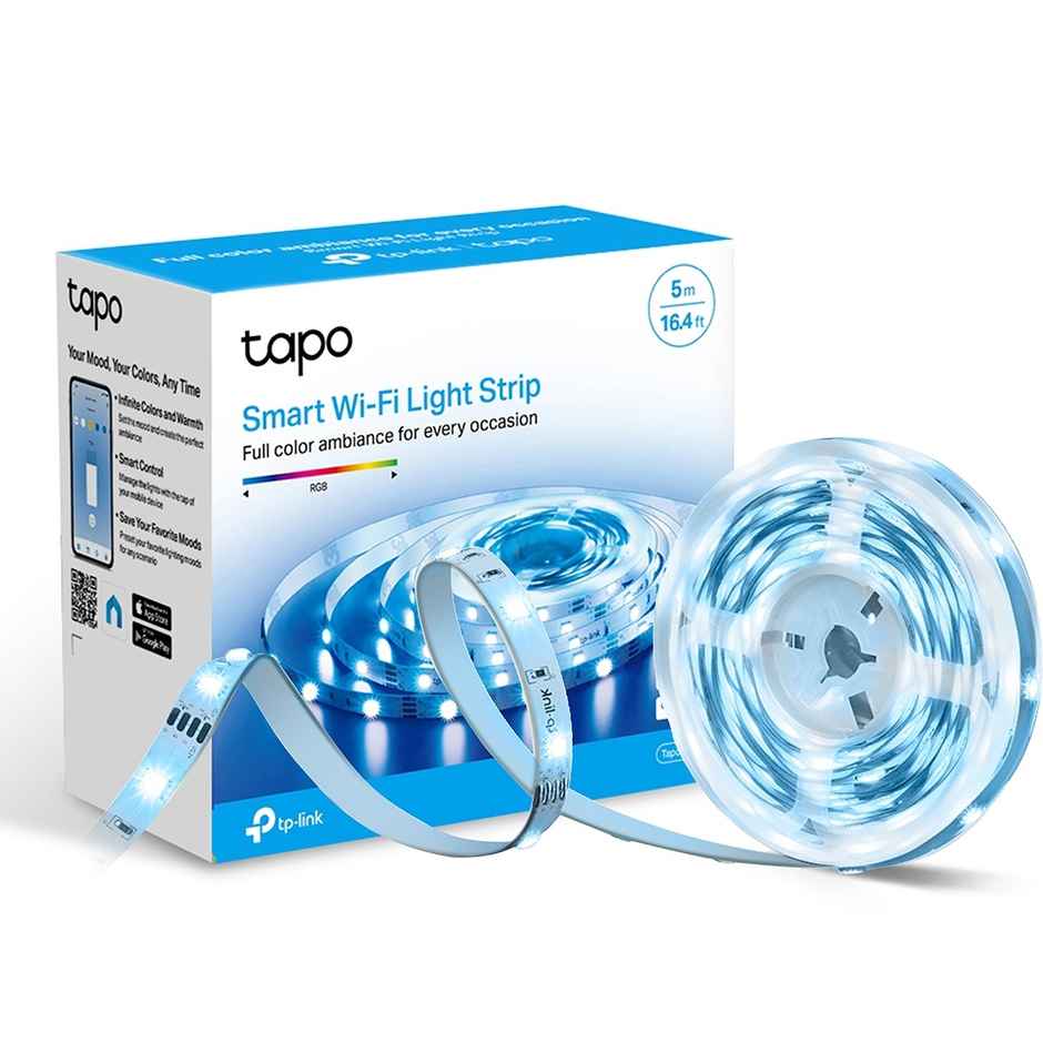 TP-Link Tapo L900-5 Smart Wi-Fi Light Strip, Works with Alexa & Google Assistant, No Hub Required