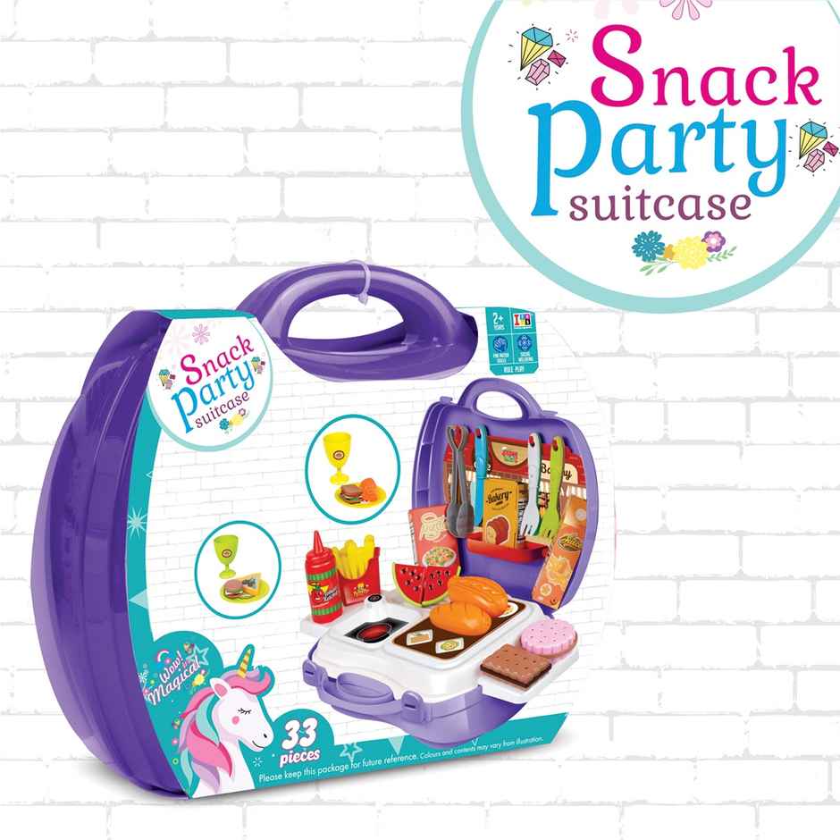 Itoys Snack Party Suitcase-unicorn (Colour May Vary)