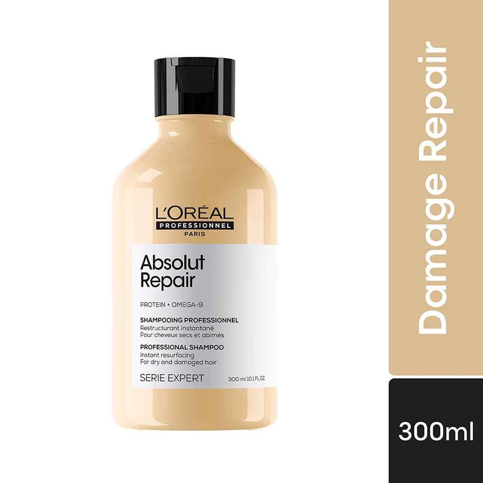 L'Oréal Professionnel Absolut Repair Shampoo For Dry and Damaged Hair With Wheat Protein