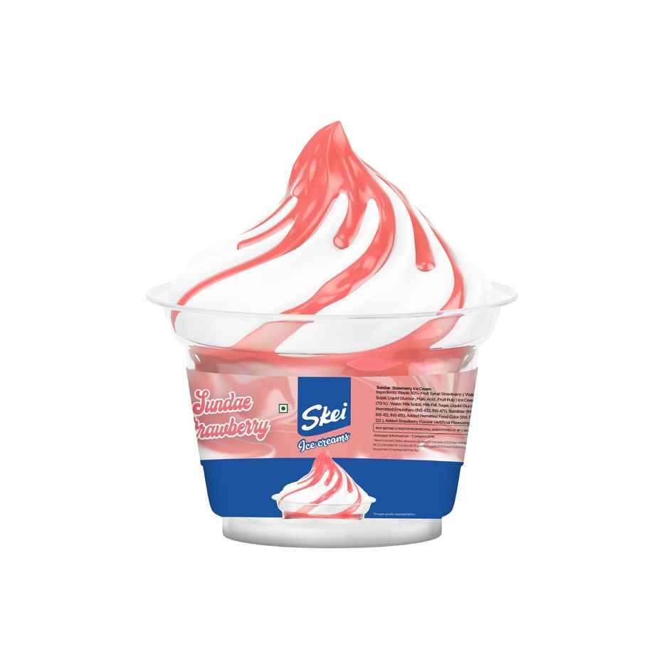 Skei Sundae Starawberry- Cup
