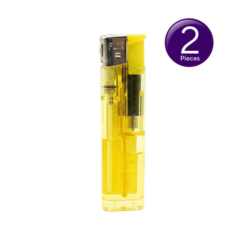 FLIK Pocket Lighter with Adjustable Flame | Assorted Combo