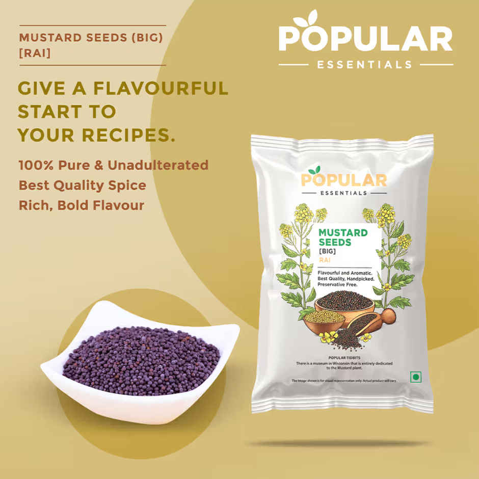 Popular Essentials Mustard Seeds Rai Big
