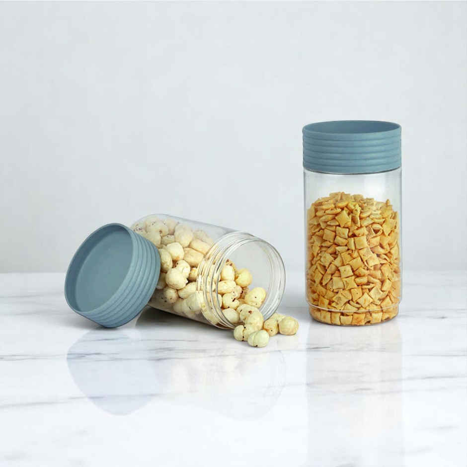 Cello Stack Fresh Canister 1 Litre, Set of 2 (Colour May Vary)