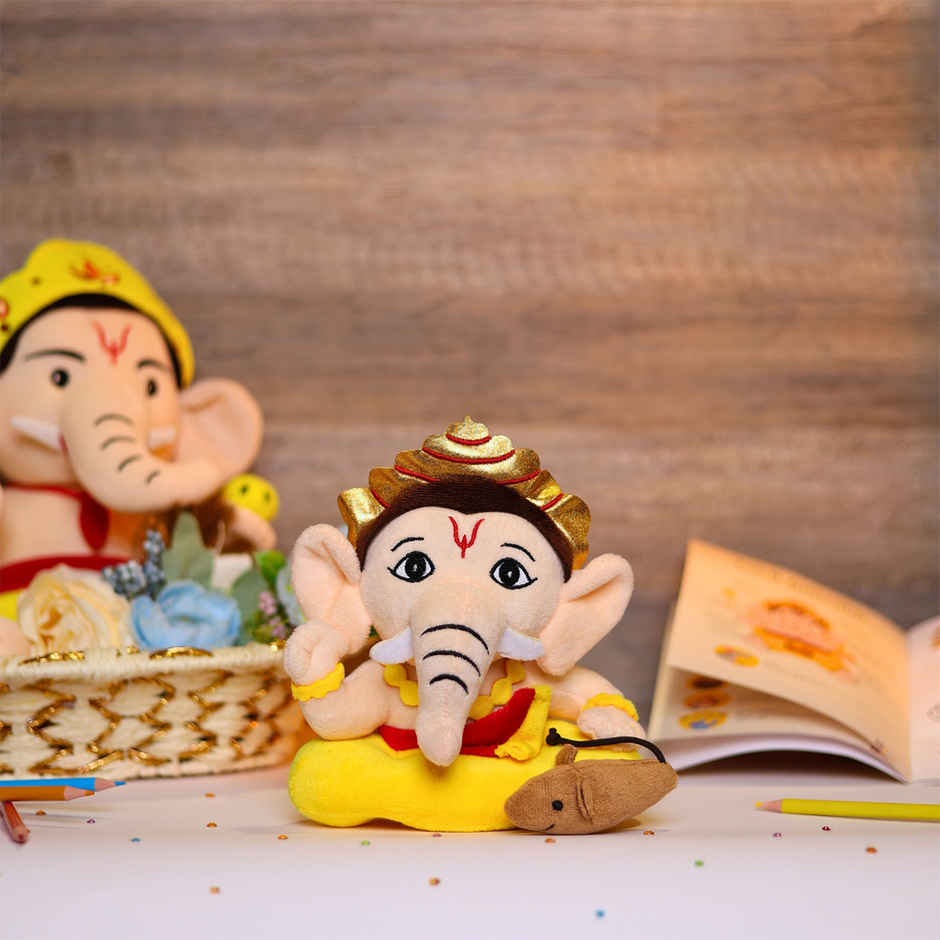 Panda's Box Mantra Chanting Baby Ganesha | Small - 20 cm