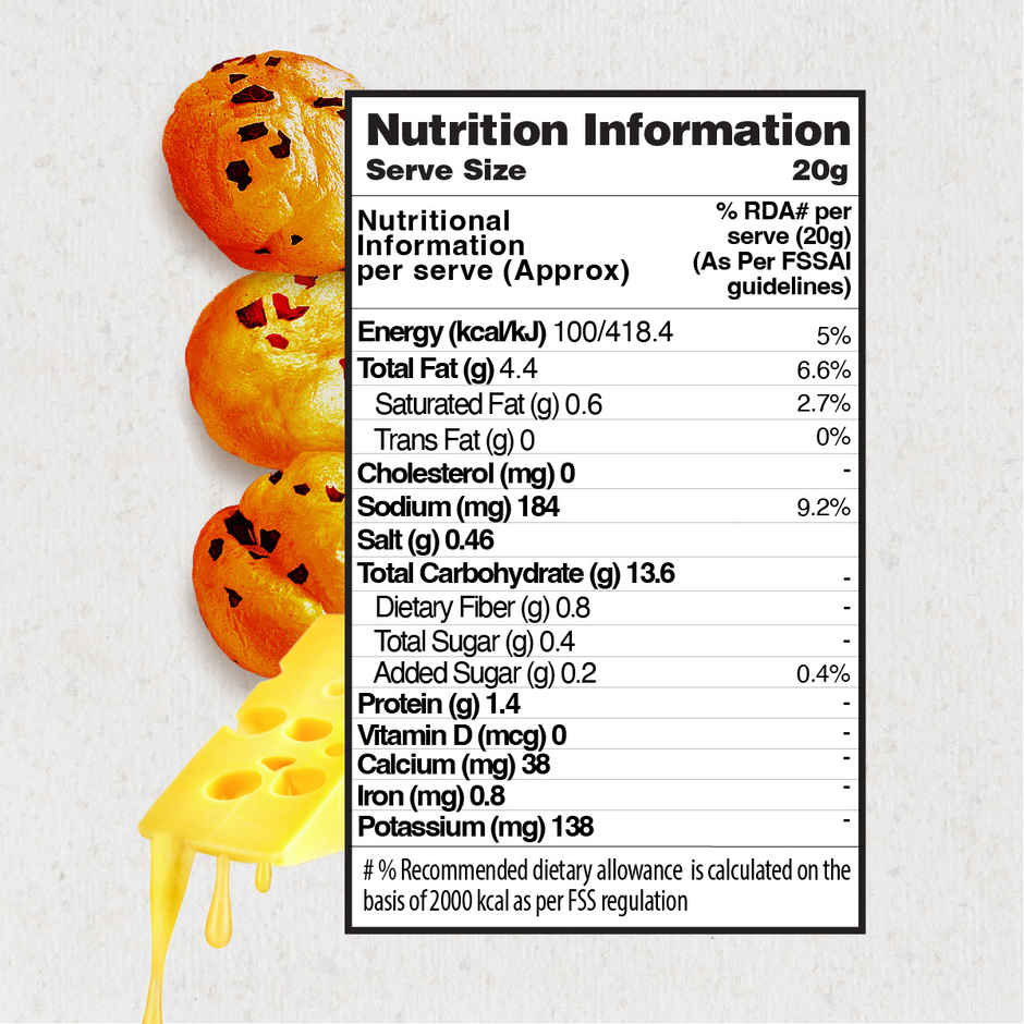 MOM Cheddar Cheese Roasted Makhana