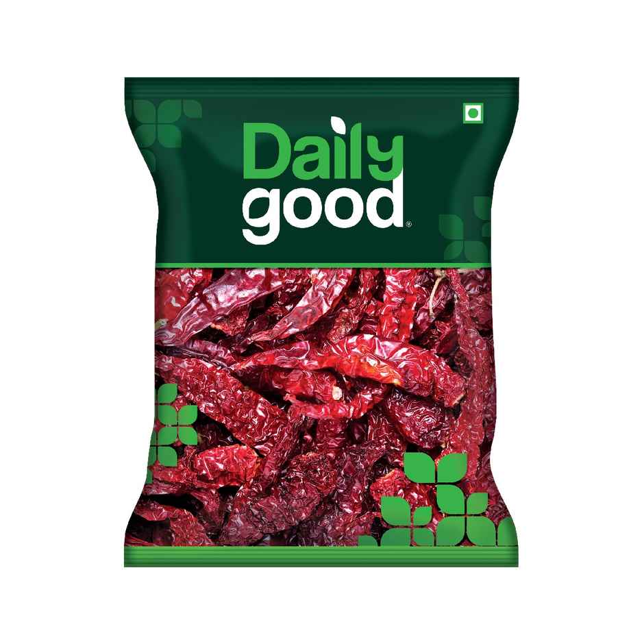 Daily Good Chilli Stemless / Guntur Stemless(100gms) & Daily Good Byadgi Chilli(100gms) Combo