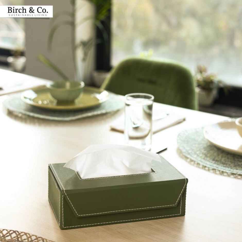 Birch & Co. Tissue Box - Mint