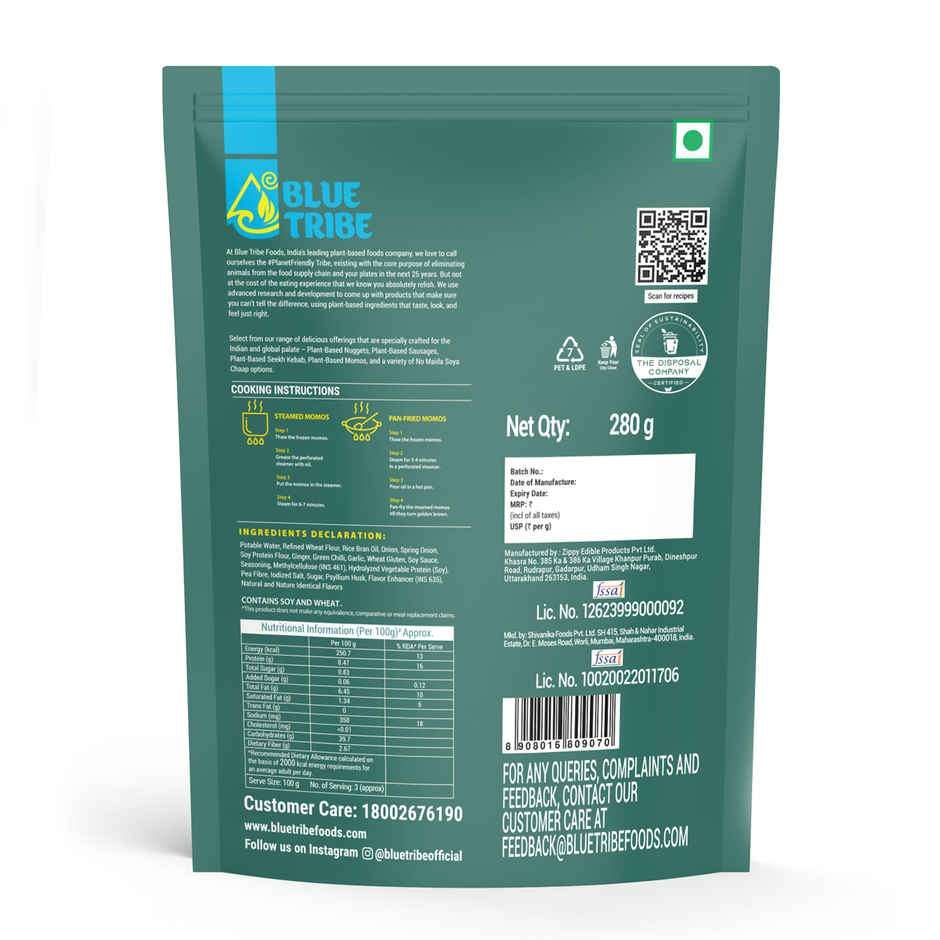 Blue Tribe Foods Plant Based Momo