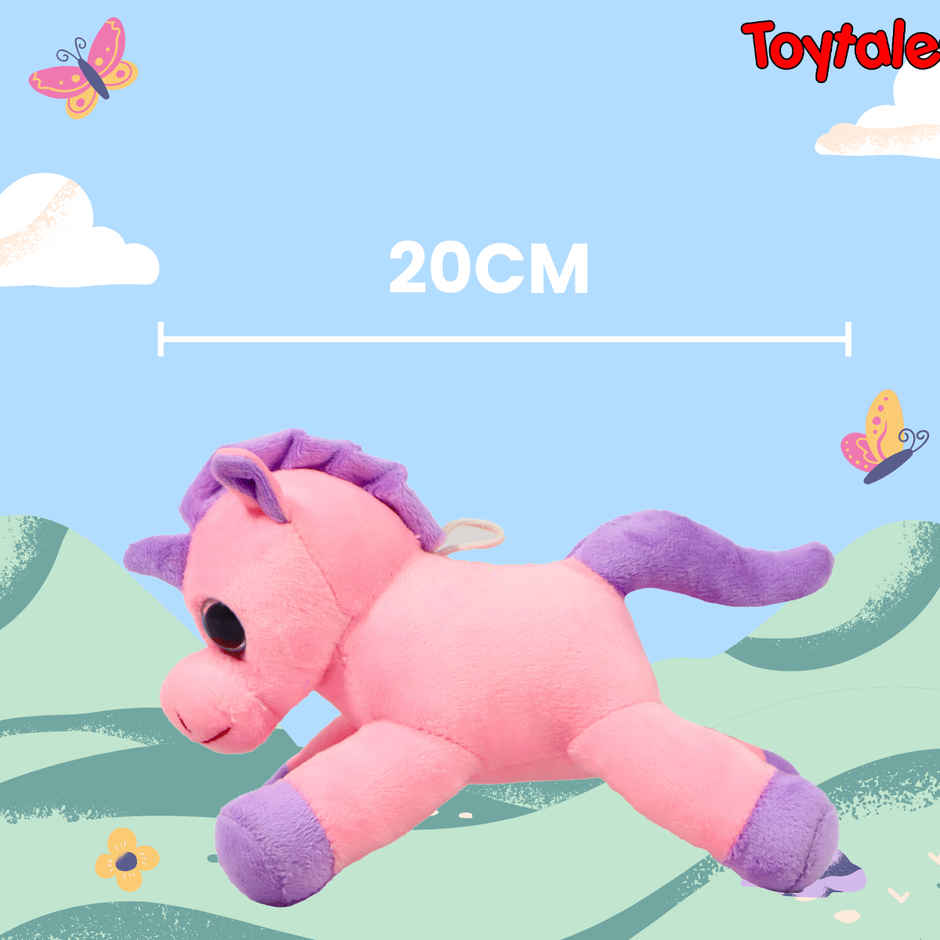 Toytales Unicorn Soft Toy | Plushie | Big Eyes Stuffed Animal Toys For Girls Kids Baby