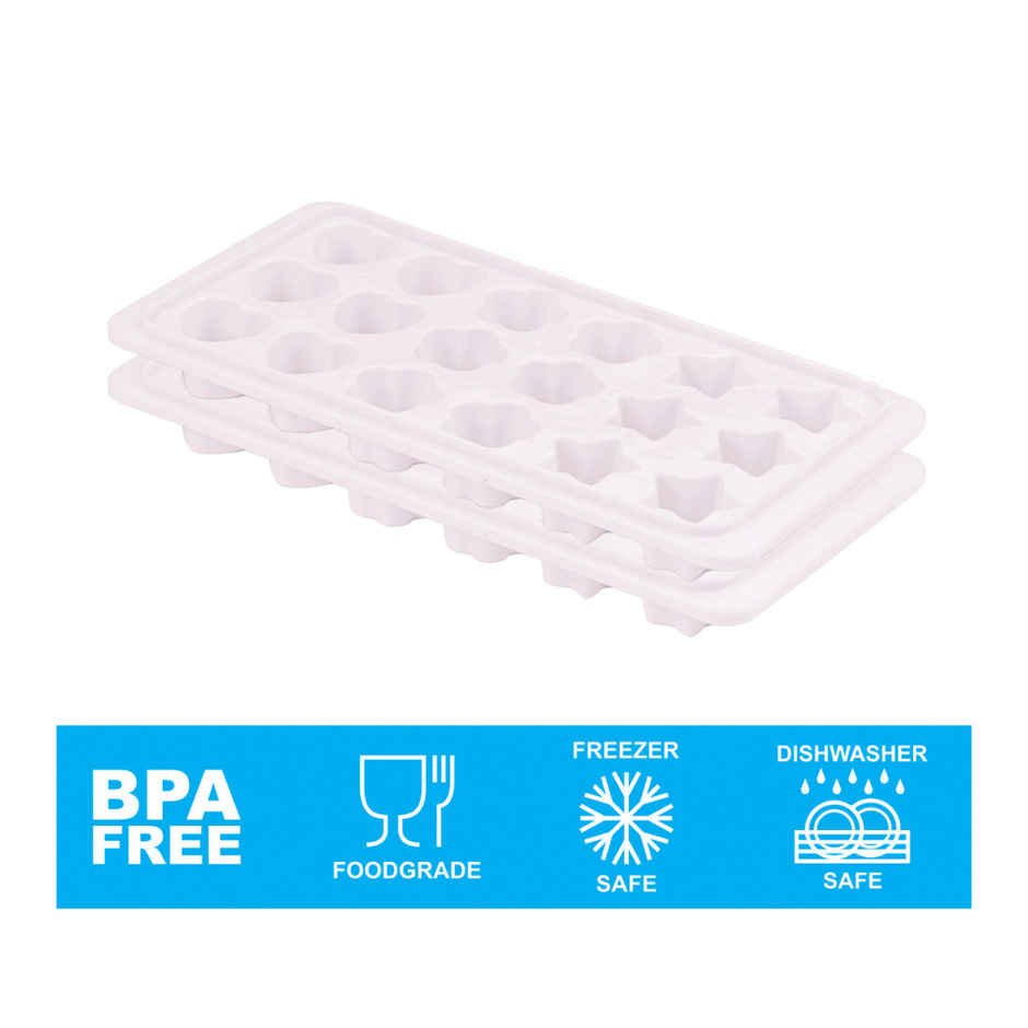 Multi Shape Ice Cube Tray (Set Of 2)
