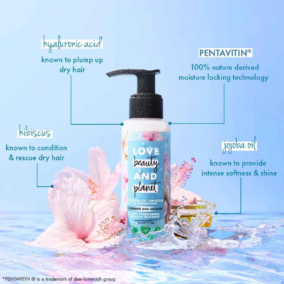 Love Beauty & Planet Jojoba Oil , Hibiscus & Pentavitin Leave - In Conditioner