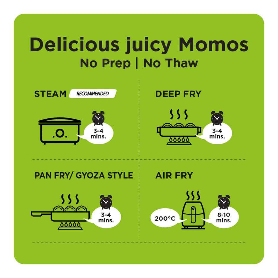 Prasuma Veg & Paneer Momos | Frozen Snack
